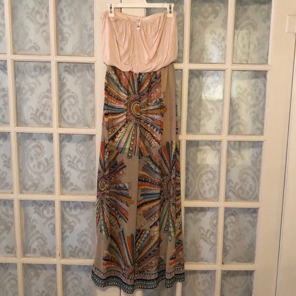 Strapless maxi dress. - Picture 1 of 1